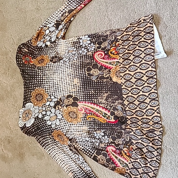 Prima Bella Sequence button down sweater medium - Picture 6 of 6